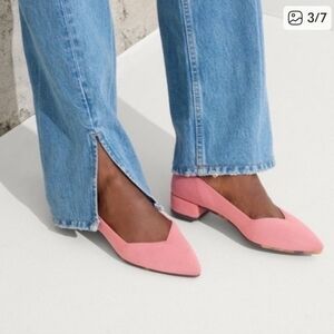 Rothy's Tulip Pink High Point Shoes 8 NWT